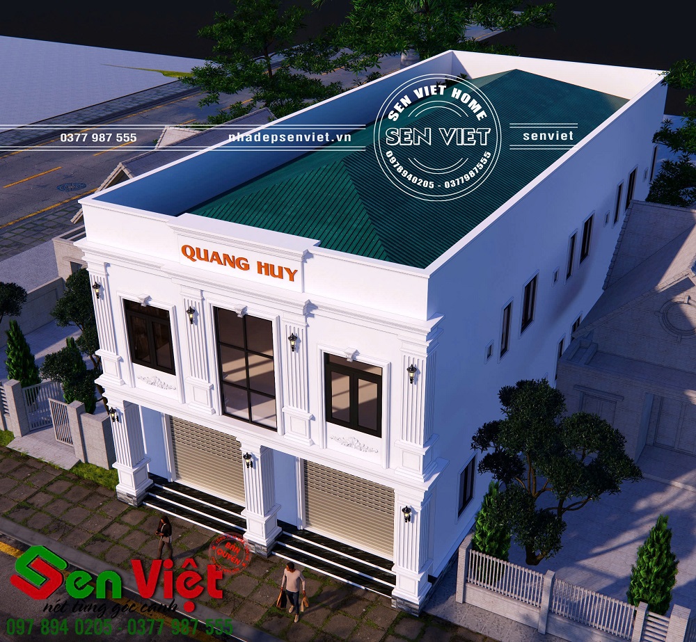 Thiết Kế Nhà Trọ 2 Tầng Hiện Đại Kiểu Biệt Thự Tại TP. Vinh