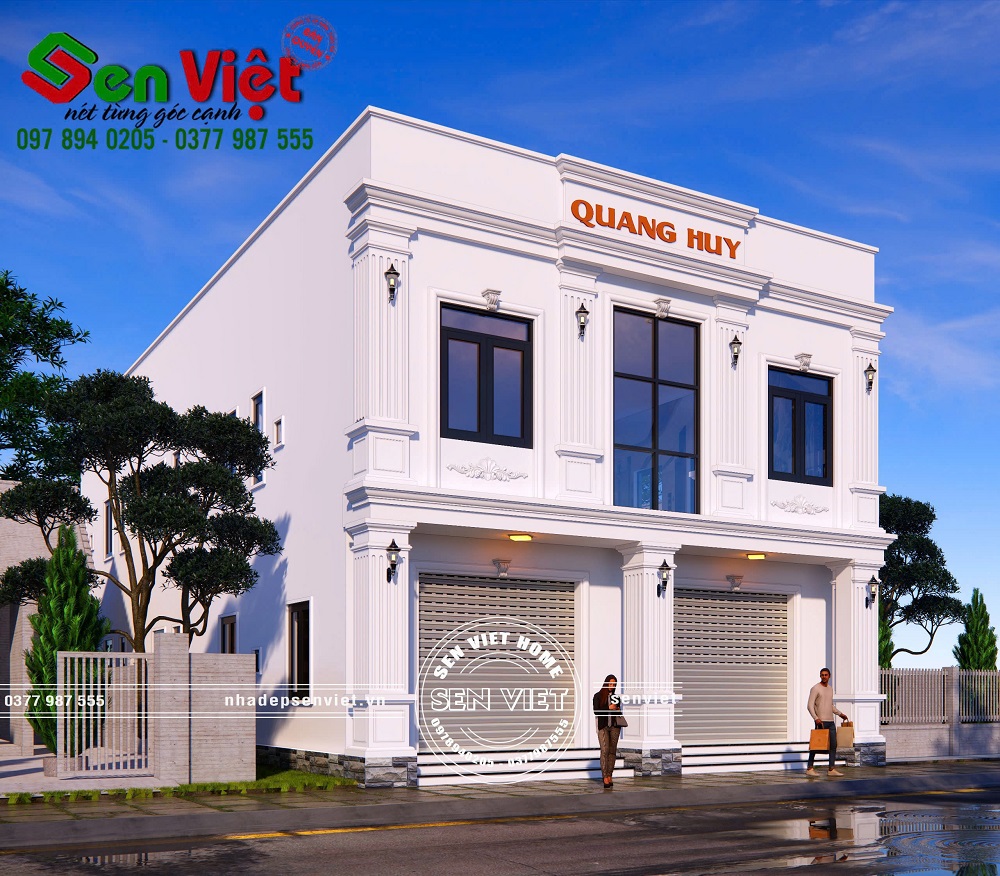 Thiết Kế Nhà Trọ 2 Tầng Hiện Đại Kiểu Biệt Thự Tại TP. Vinh