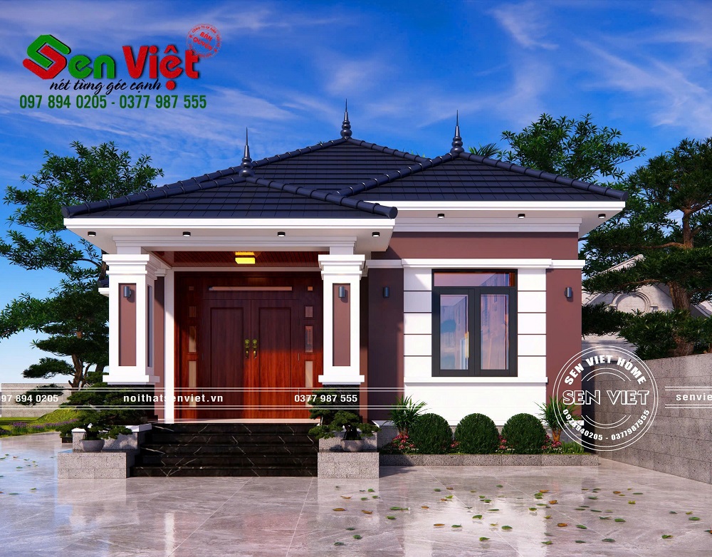 Mẫu Nhà Cấp 4 Mái Nhật Với Thiết Kế Tối Ưu Không Gian Sống