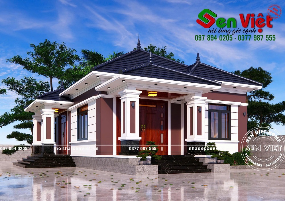 Mẫu Nhà Cấp 4 Mái Nhật Với Thiết Kế Tối Ưu Không Gian Sống