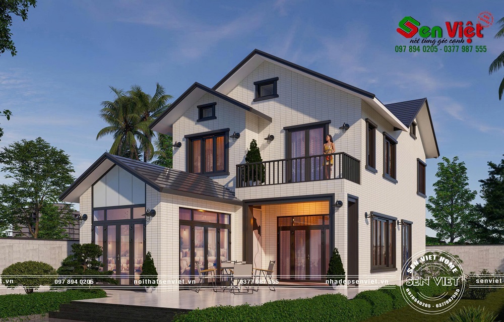 Mẫu Nhà 2 Tầng Mái Thái Hiện Đại Tối Giản Mà Sang Trọng