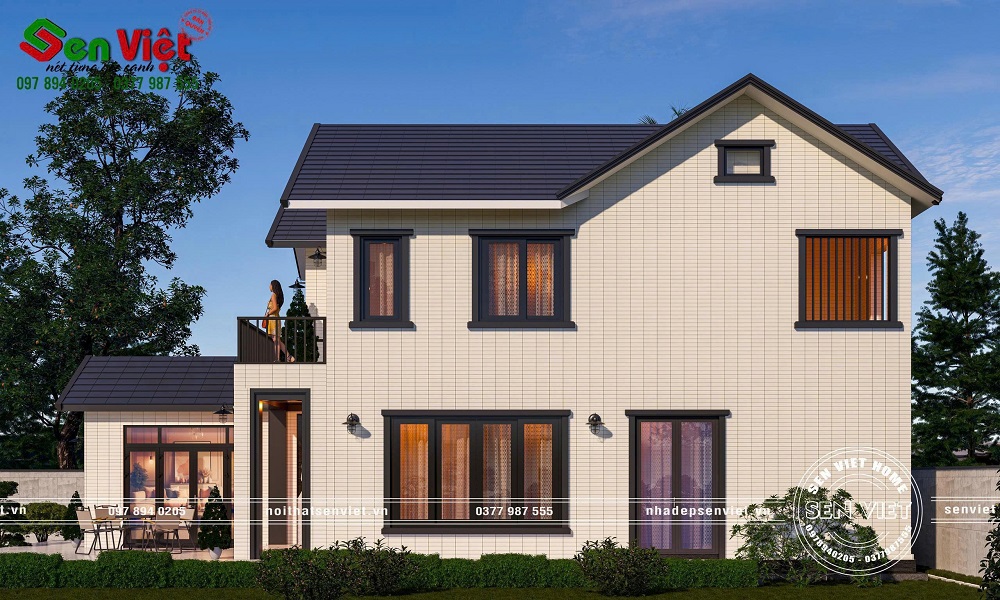 Mẫu Nhà 2 Tầng Mái Thái Hiện Đại Tối Giản Mà Sang Trọng