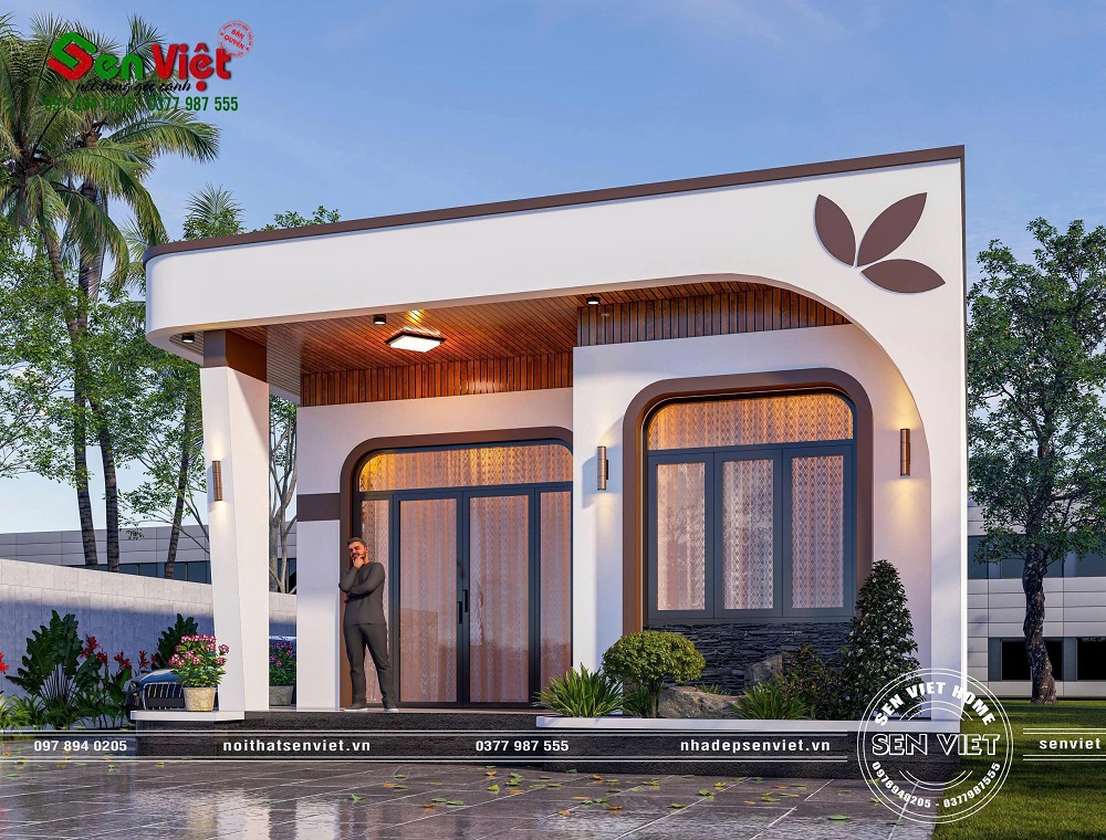 Mẫu nhà cấp 4 hiện đại mái bằng tinh tế, sang trọng từ mọi góc nhìn