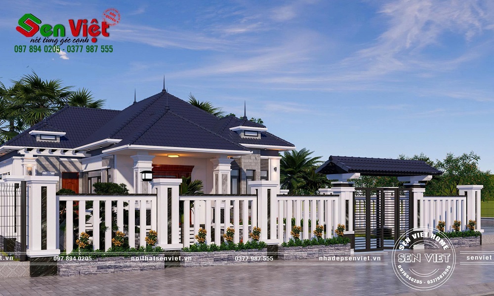 Ngôi nhà cấp 4 mái Nhật với vẻ đẹp hiện đại và không gian sống tiện nghi