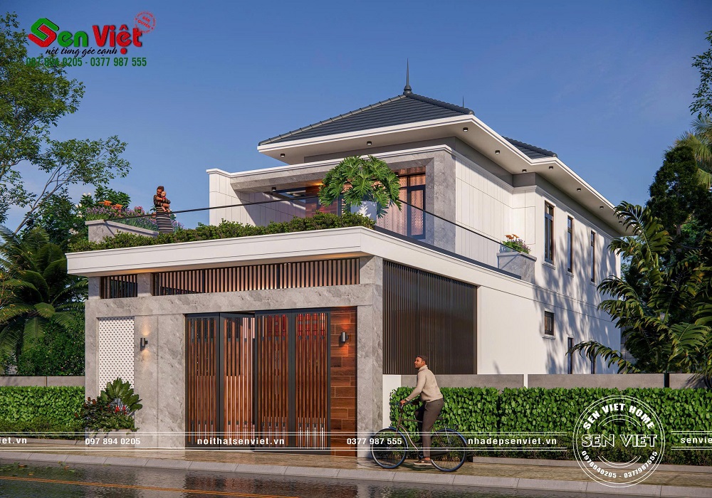 Mẫu Nhà 2 Tầng Mái Nhật Đẳng Cấp, Tinh Tế Từ Mọi Góc Nhìn