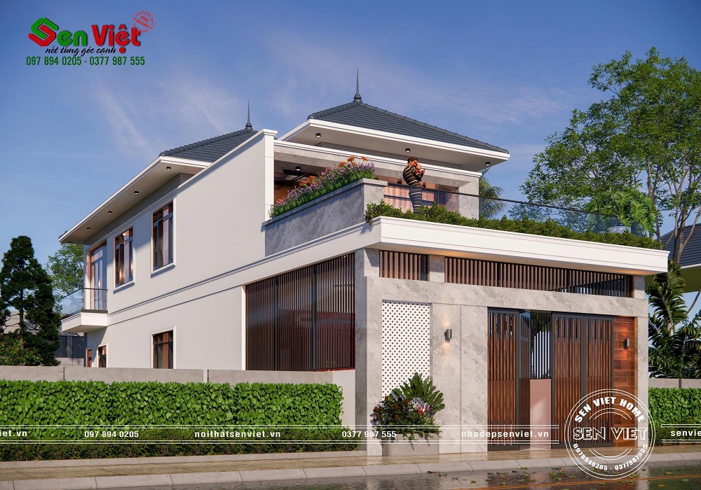 Mẫu Nhà 2 Tầng Mái Nhật Đẳng Cấp, Tinh Tế Từ Mọi Góc Nhìn