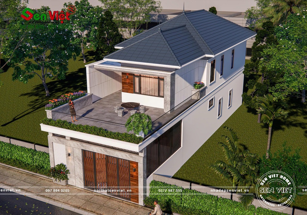 Mẫu Nhà 2 Tầng Mái Nhật Đẳng Cấp, Tinh Tế Từ Mọi Góc Nhìn