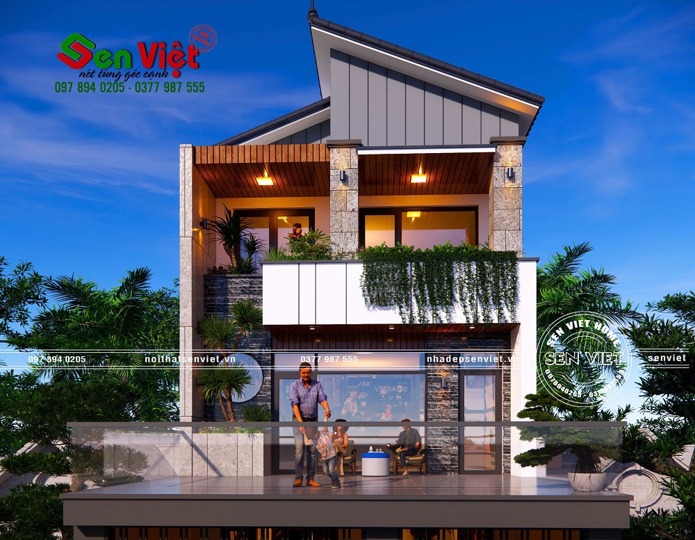 Mẫu nhà phố tại Thành Phố Vinh 