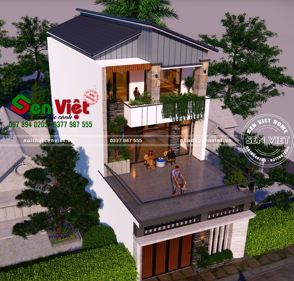 Mẫu nhà phố tại Thành Phố Vinh 