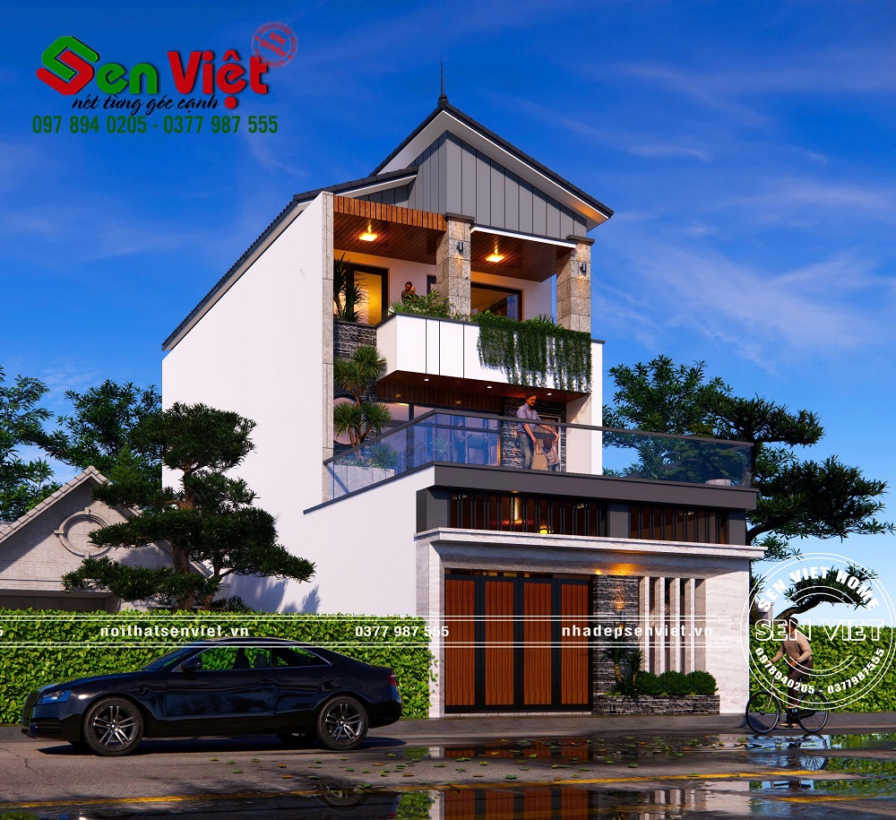 Mẫu nhà phố tại Thành Phố Vinh 