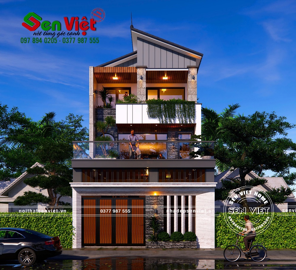 Mẫu nhà phố tại Thành Phố Vinh