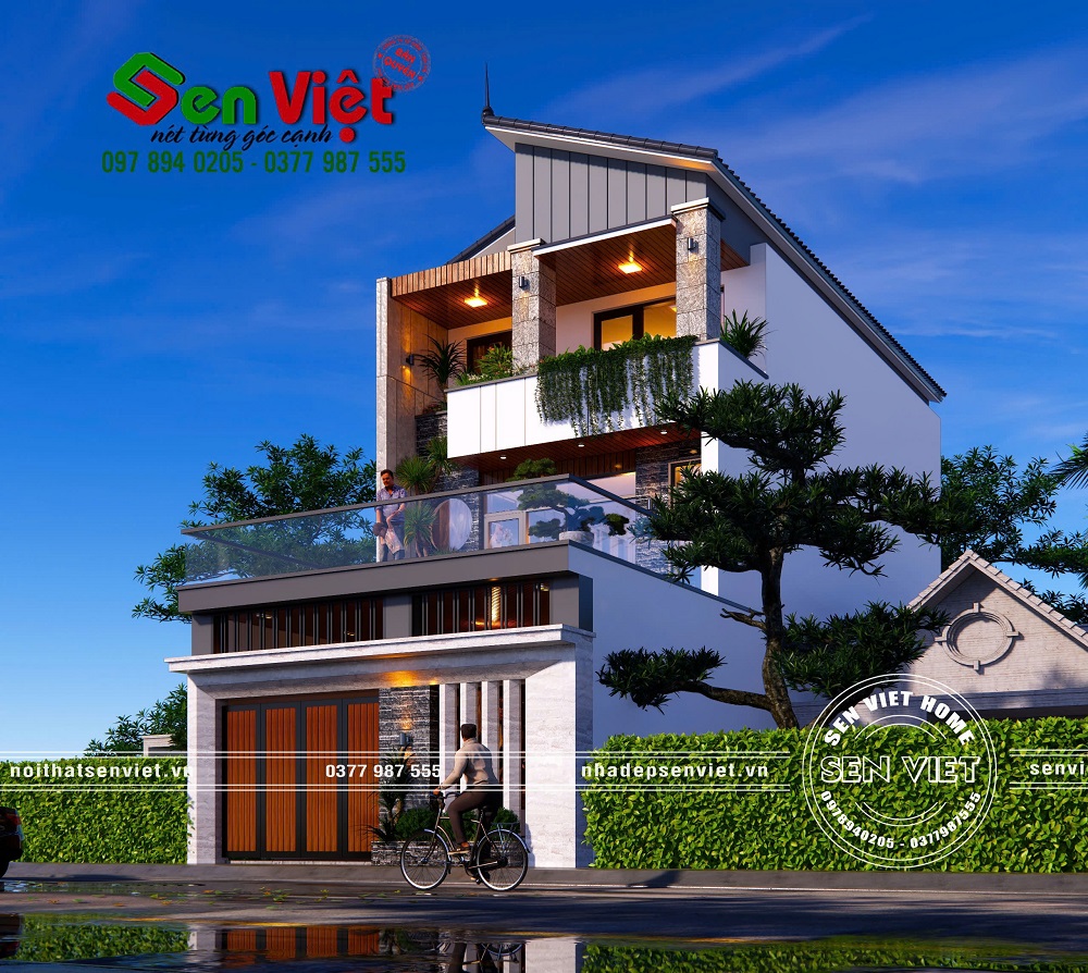 Mẫu nhà phố tại Thành Phố Vinh 