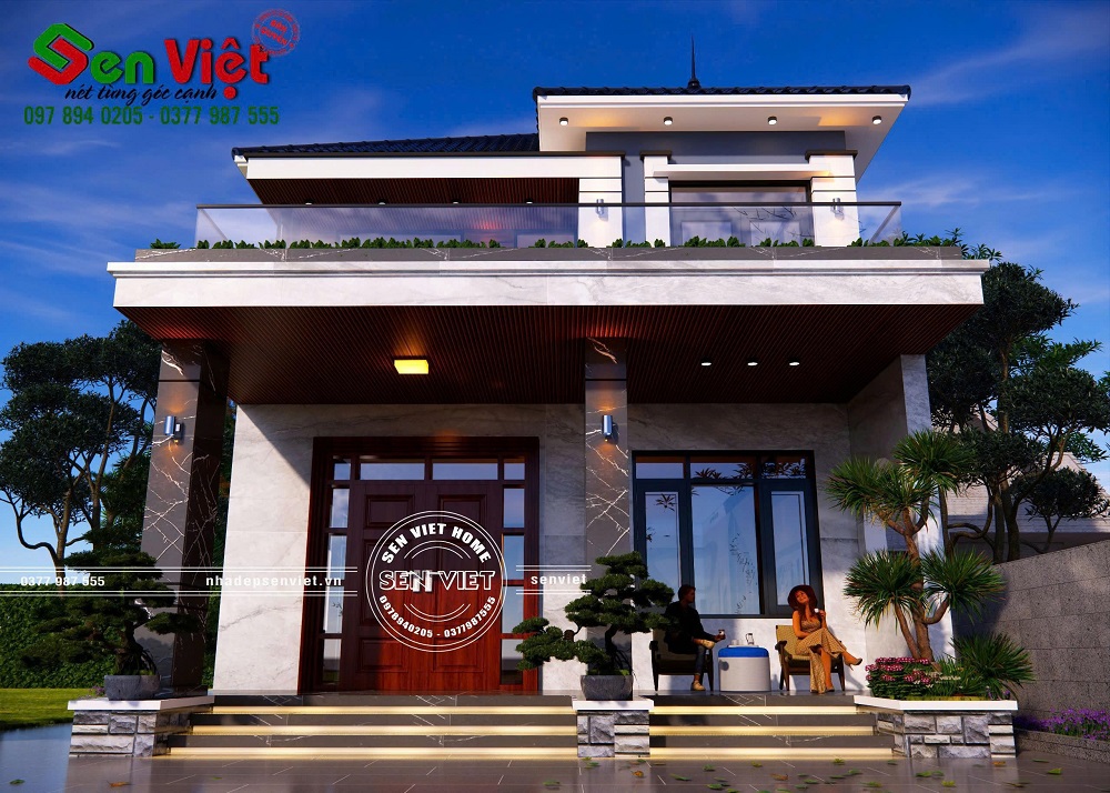 Nhà 2 Tầng Mái Nhật Hiện Đại, Bền Vững Theo Thời Gian