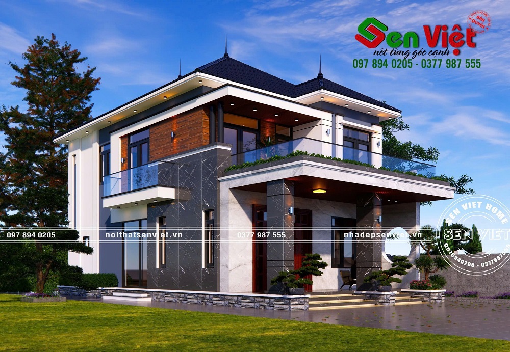 Nhà 2 Tầng Mái Nhật Hiện Đại, Bền Vững Theo Thời Gian