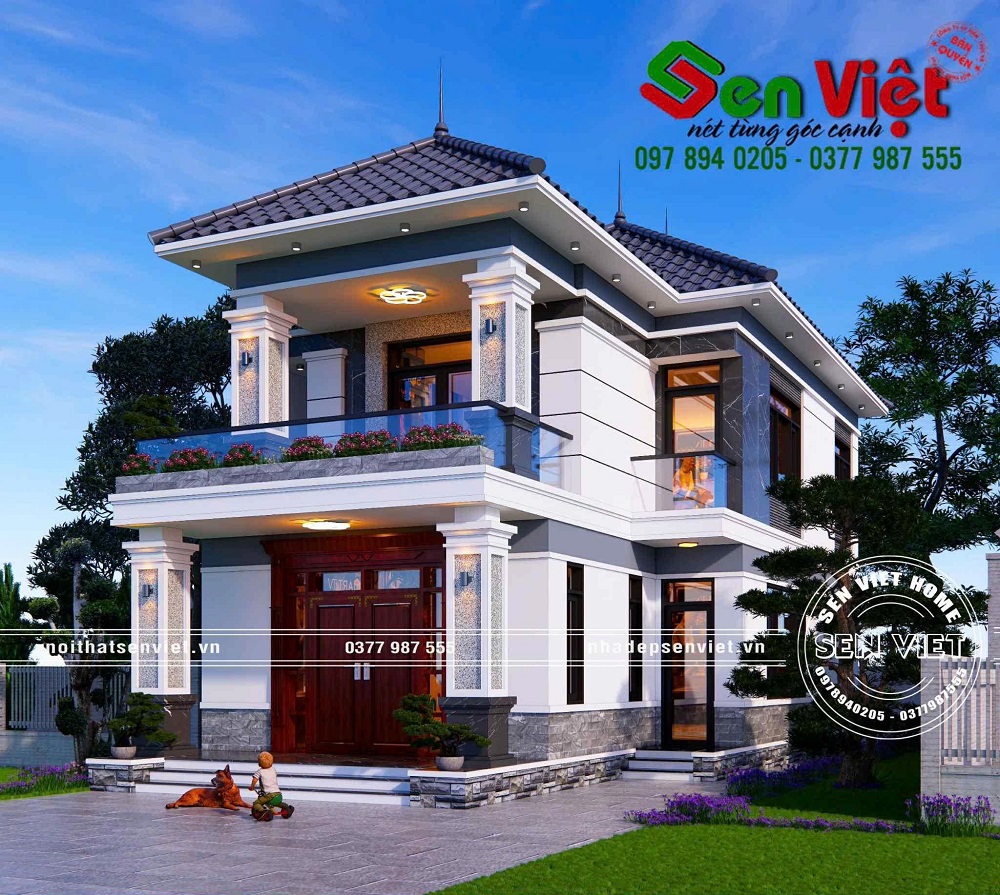 Mẫu Nhà 2 Tầng 6x15m Hiện Đại Tại Nam Đàn