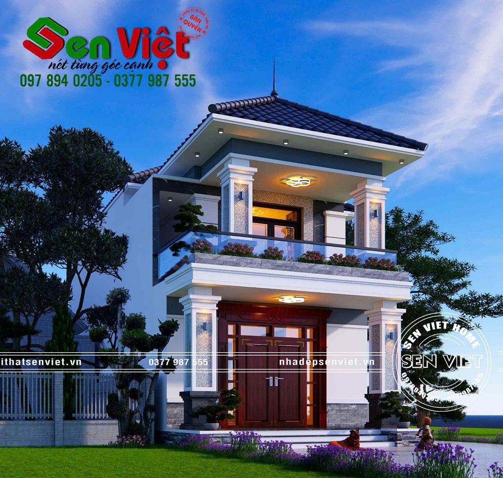 Mẫu Nhà 2 Tầng 6x15m Hiện Đại Tại Nam Đàn