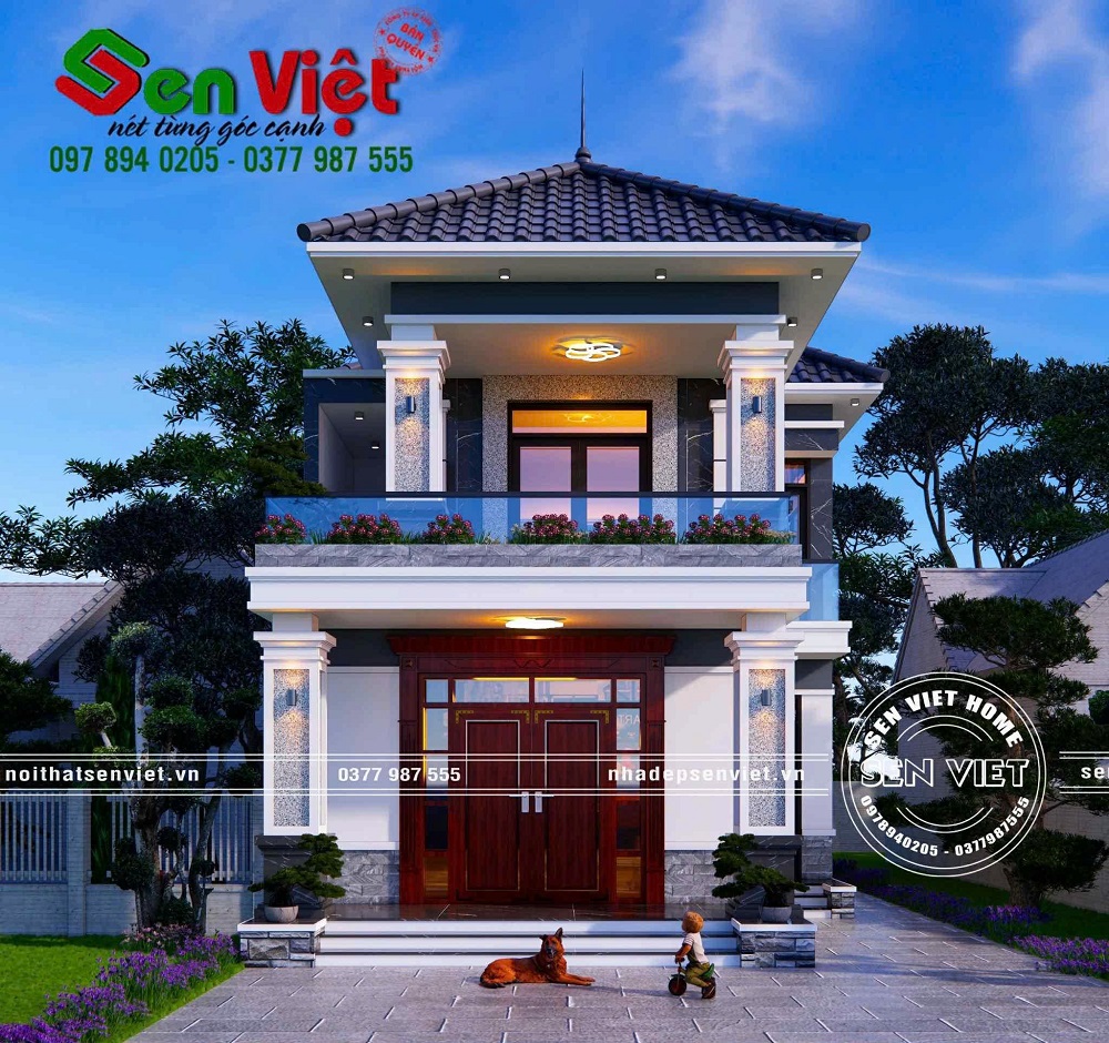 Mẫu Nhà 2 Tầng 6x15m Hiện Đại Tại Nam Đàn