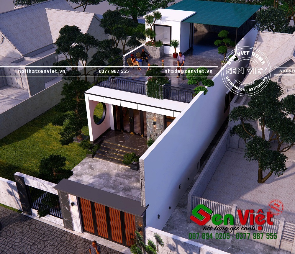 Mẫu Nhà Đẹp 7.5x16m Tại Cửa Hội