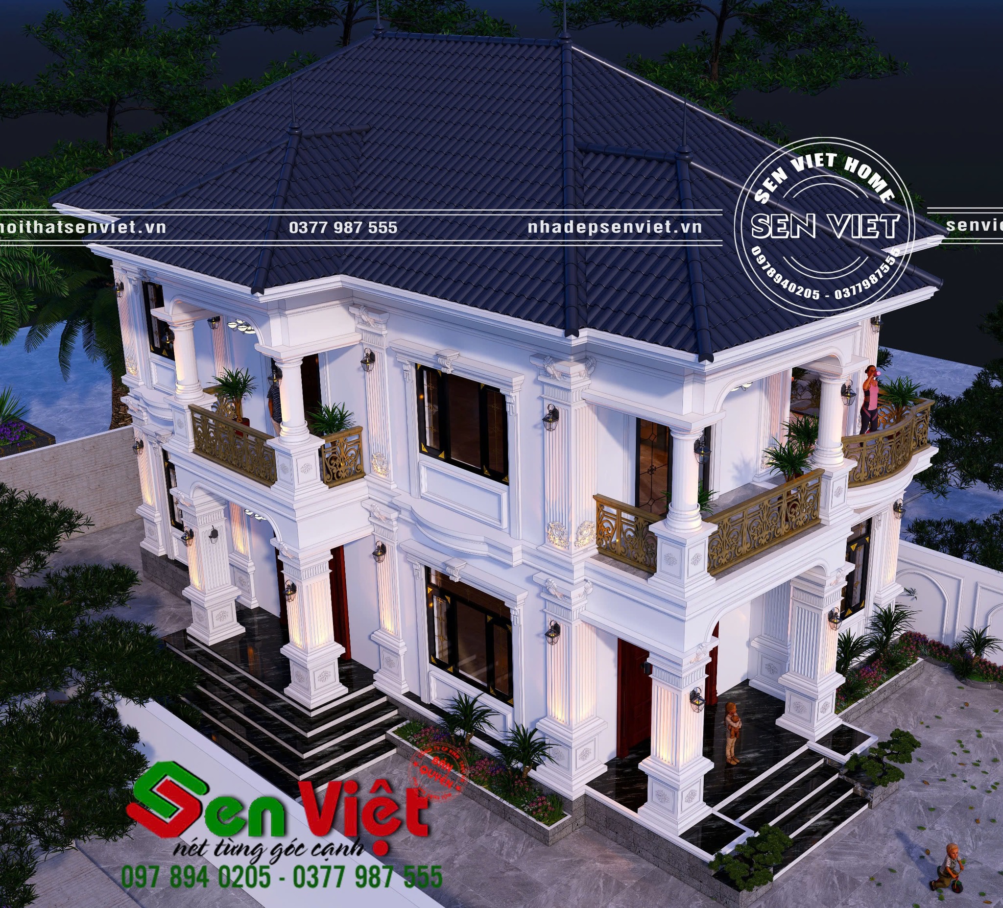 Biệt Thự Mini 2 Tầng Mái Nhật Tân Cổ Điển Biệt Thự Mini 2 Tầng Mái Nhật Tân Cổ Điển