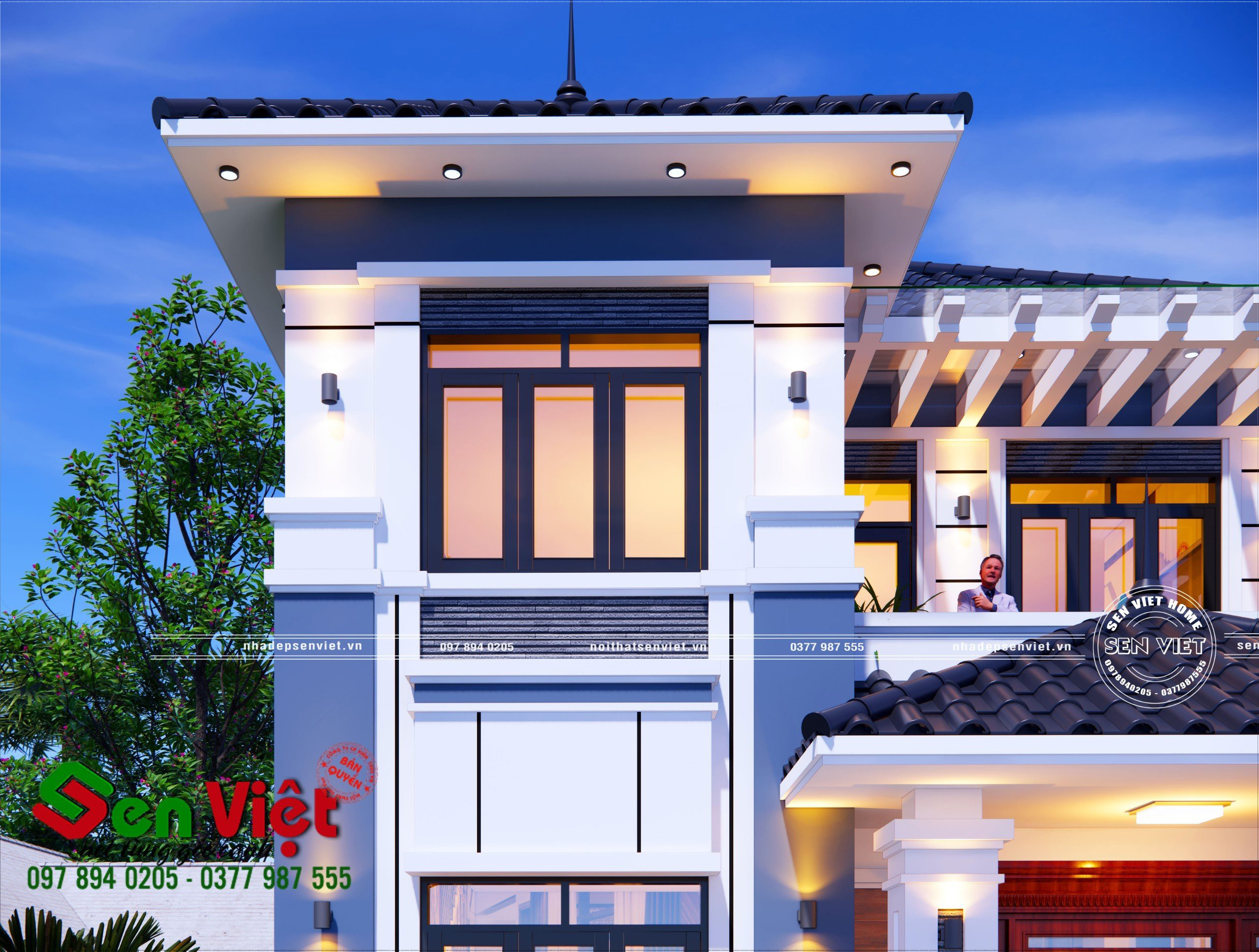 mẫu nhà 2 tầng mái nhật - đẹp mắt - hiện đại