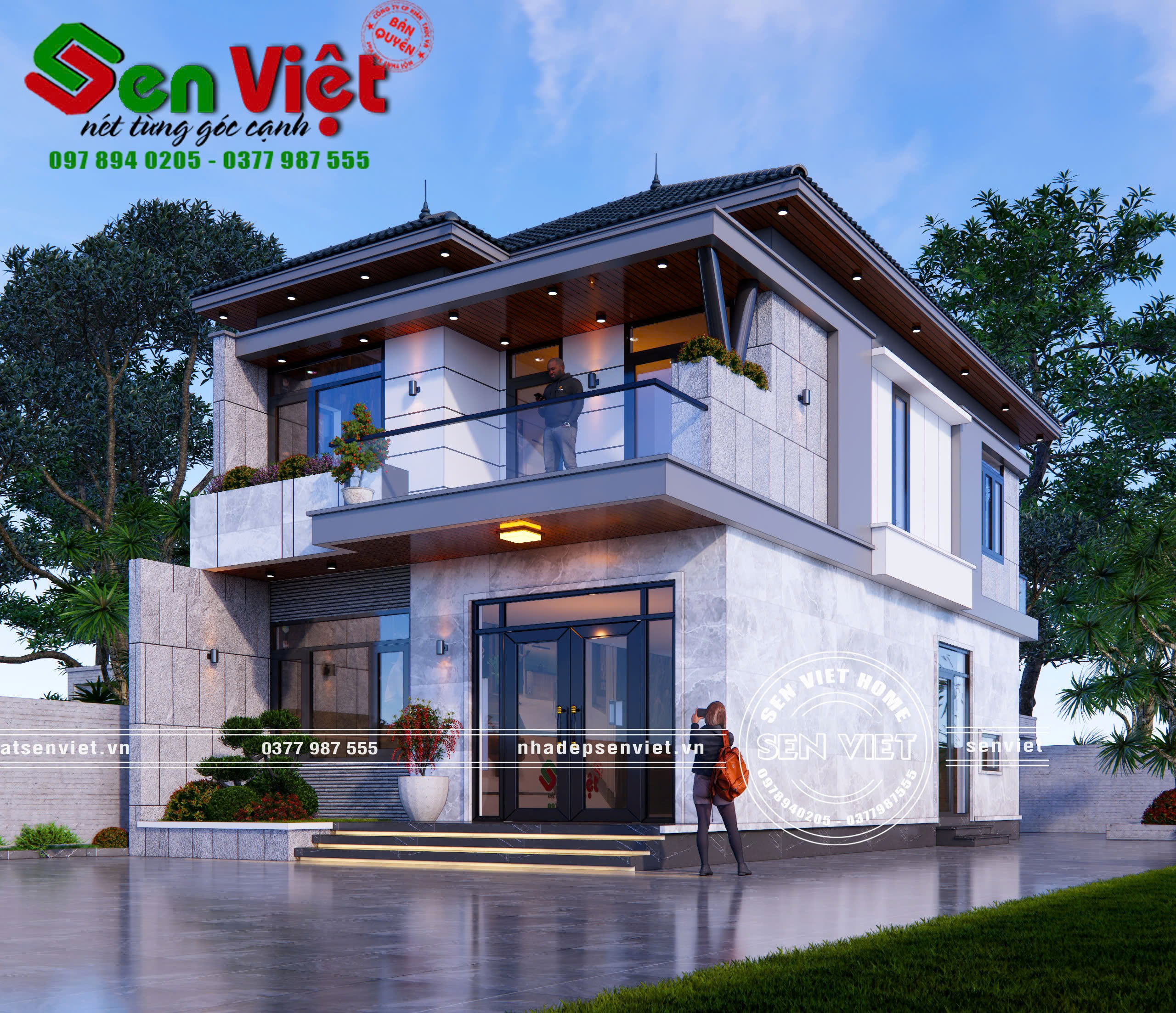 Mẫu Nhà 2 Tầng Mái Nhật 8x12m em Phúc ở Nam Đàn, Nghệ An - 3