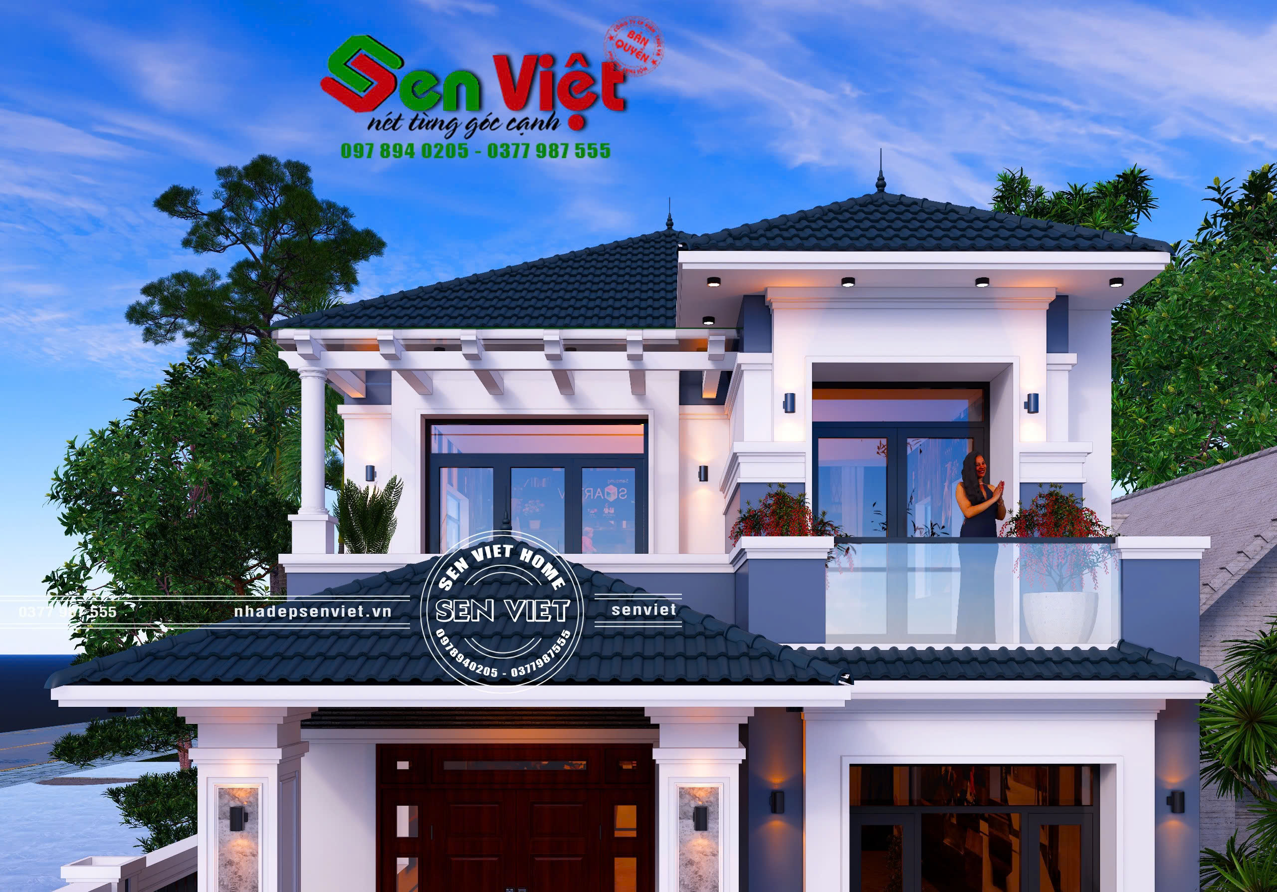 Mẫu Nhà 2 Tầng Mái Nhật 8x14m anh Hồng ở Quỳ Hợp, Nghệ An - 4