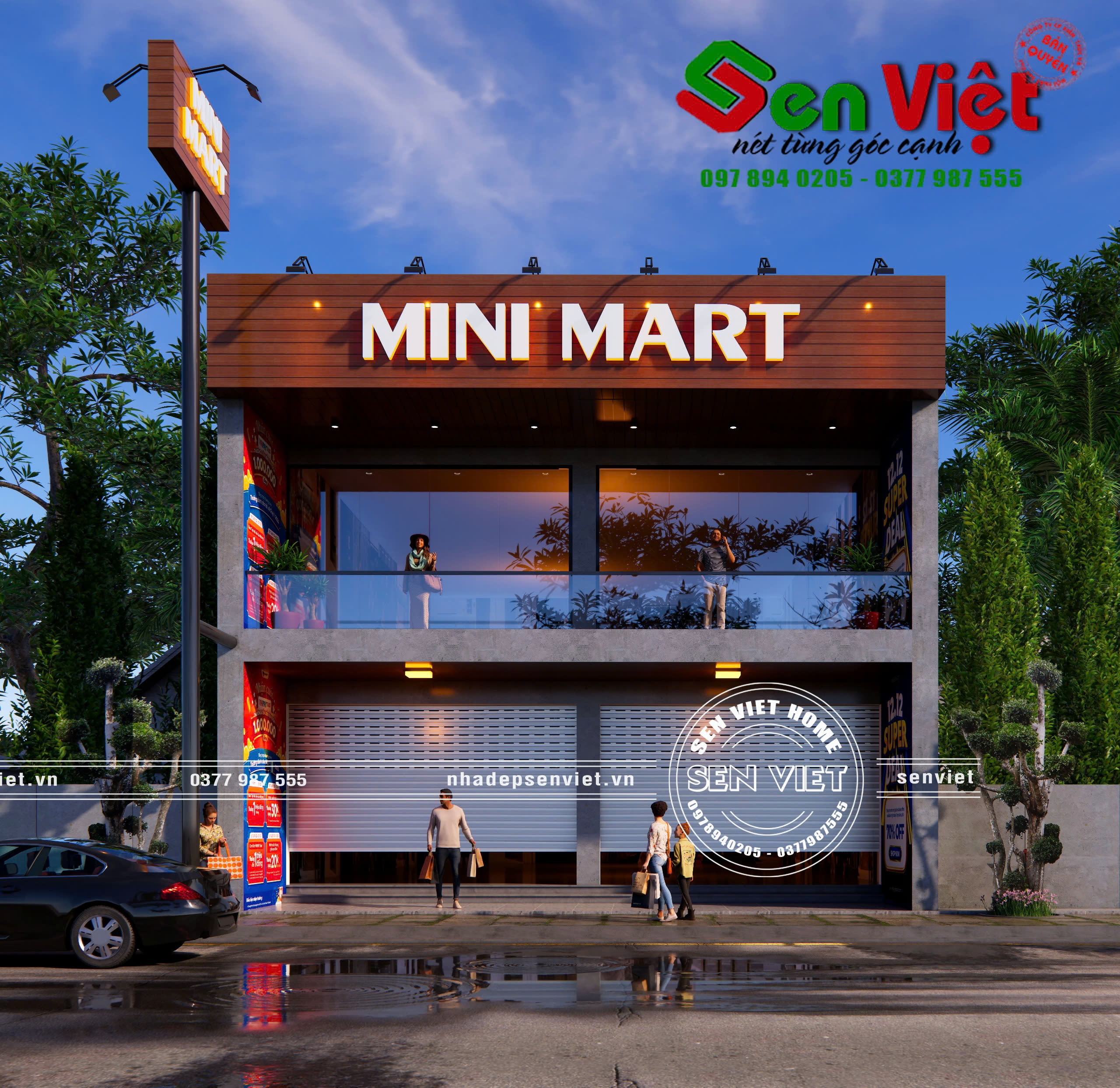 Nhà 2 Tầng Kết Hợp Kinh Doanh Mini Mart 12x20m anh Tuấn Qùy Châu Nghệ an-1