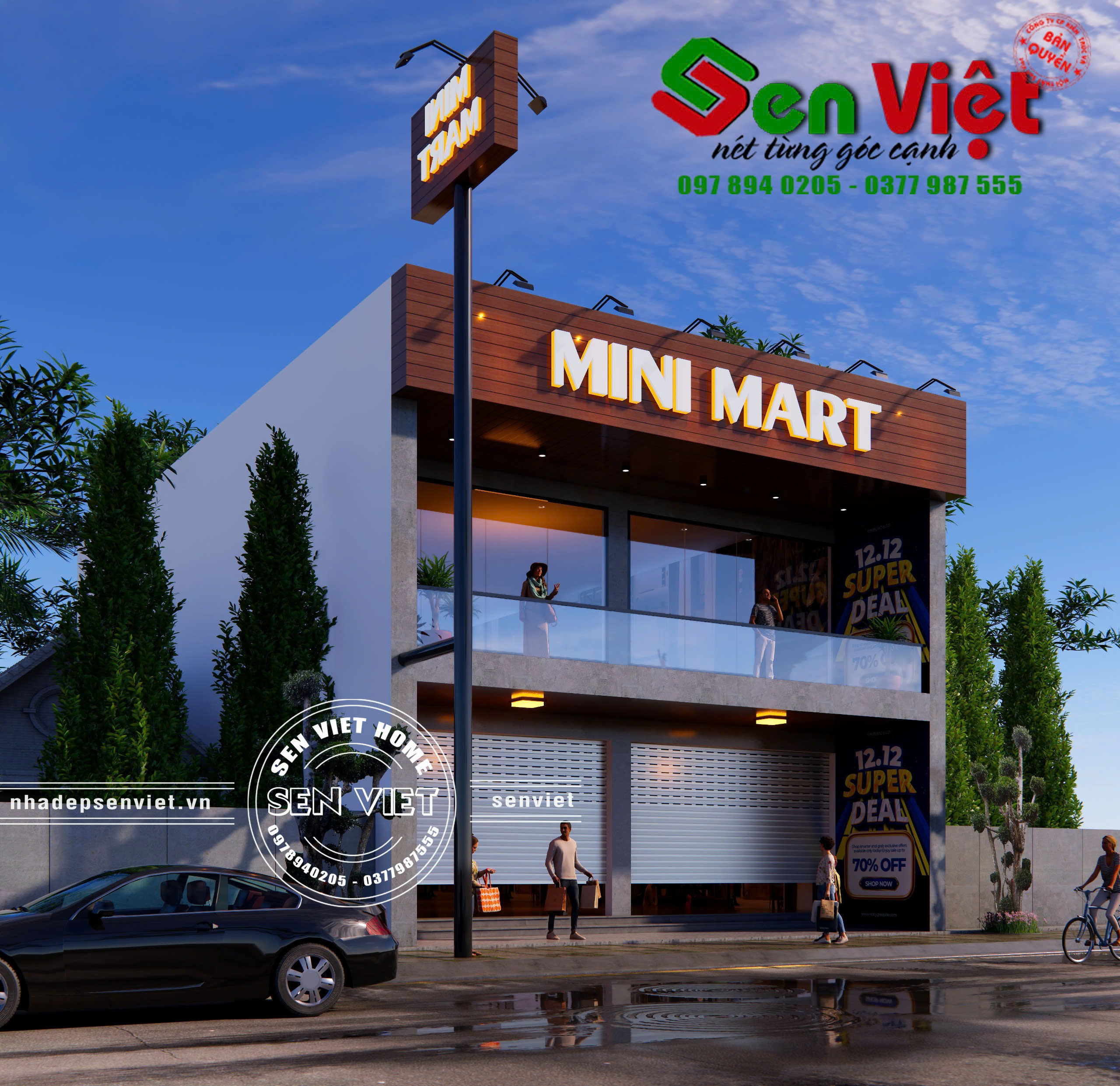 Nhà 2 Tầng Kết Hợp Kinh Doanh Mini Mart 12x20m anh Tuấn Qùy Châu Nghệ an-2